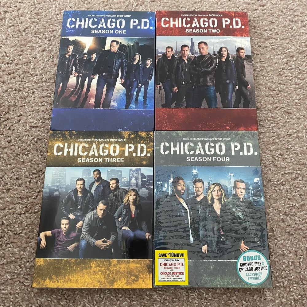 🕵️‍♀️🔍Chicago P.D.👮Seasons 1-4